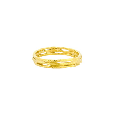 Sharlala Jewellery Twiggy Ring Gold Vermeil - Radical Giving