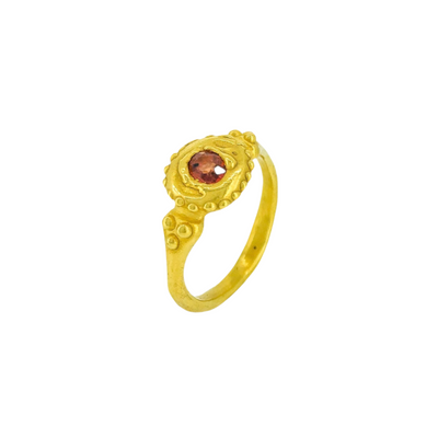 Sharlala Jewellery Tangerine Sapphire Maggie Gold Vermeil - Radical Giving 