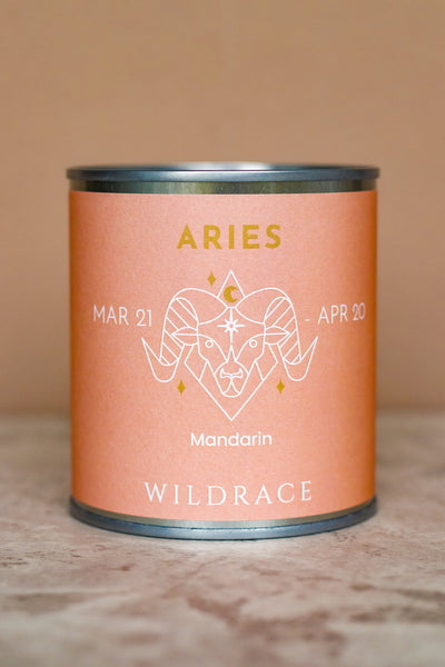 Wildrace Zodiac Collection Aries Candle - Radical Giving