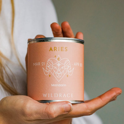Wildrace Zodiac Collection Aries Candle - Radical Giving 