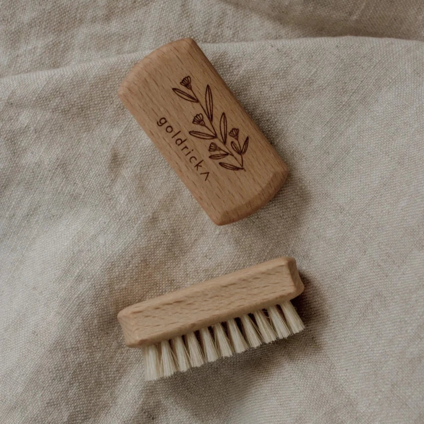 Goldrick Mini Wooden Nail Brush - Radical Giving