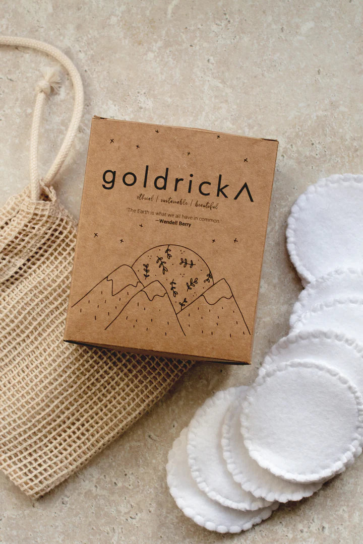 Goldrick Organic Cotton Rounds Set of 10 - Radical Giving