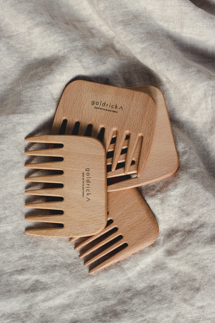 Goldrick Wooden Hair Comb - Radical Giving 