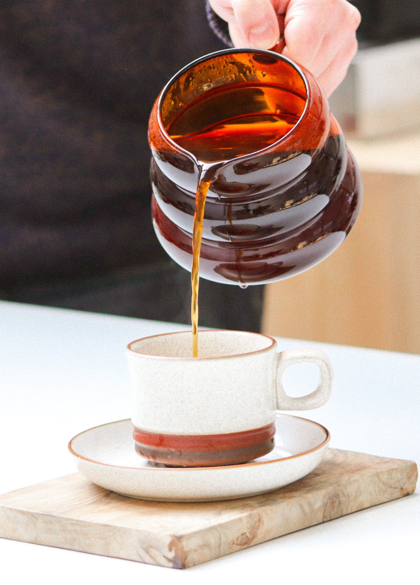 Gramage Honey Bee Glass Coffee Server - Radical Giving