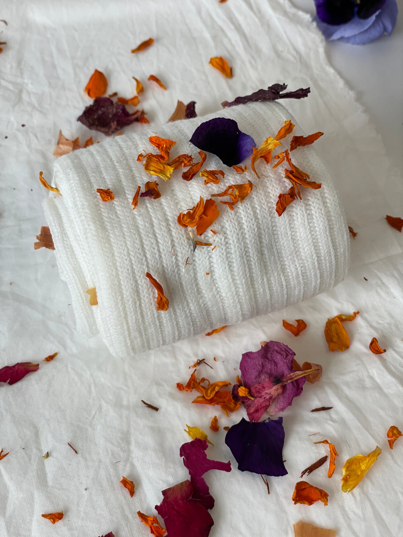 Sock Flower Bundle Dye Workshop | Monday October 16th @ 6:30pm - Radical Giving