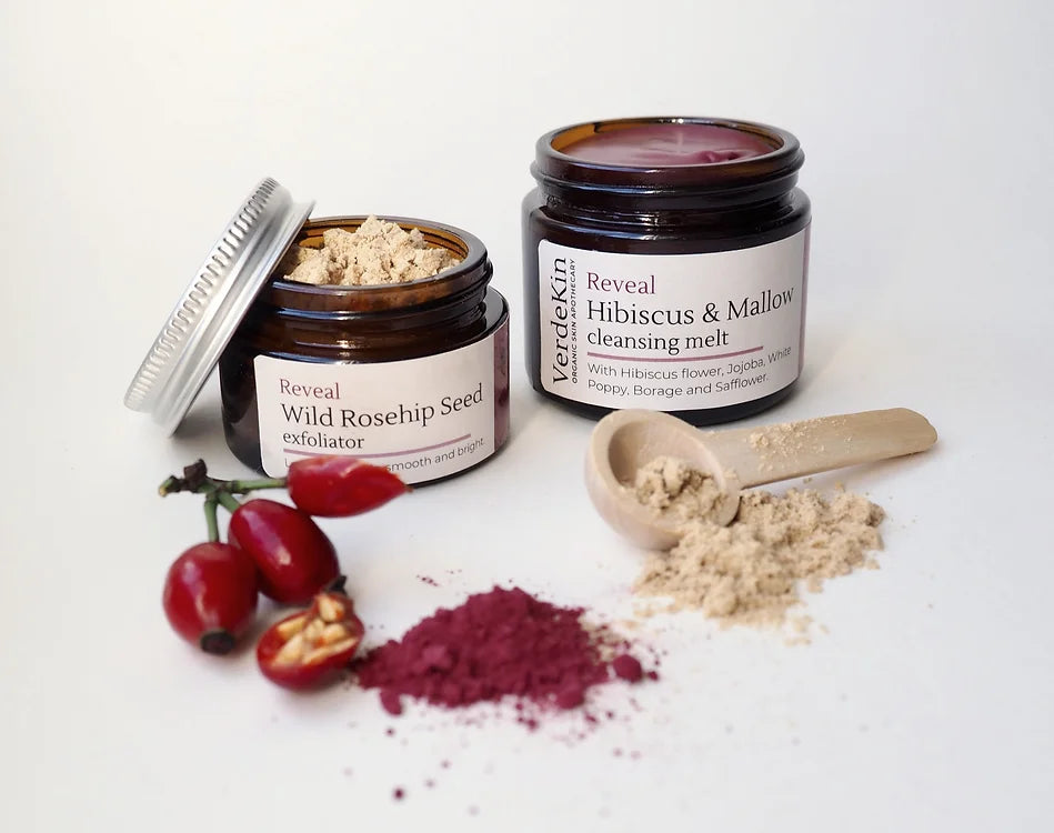 VerdeKin Hibiscus & Mallow Cleansing Melt & Over-Night Treatment - Radical Giving