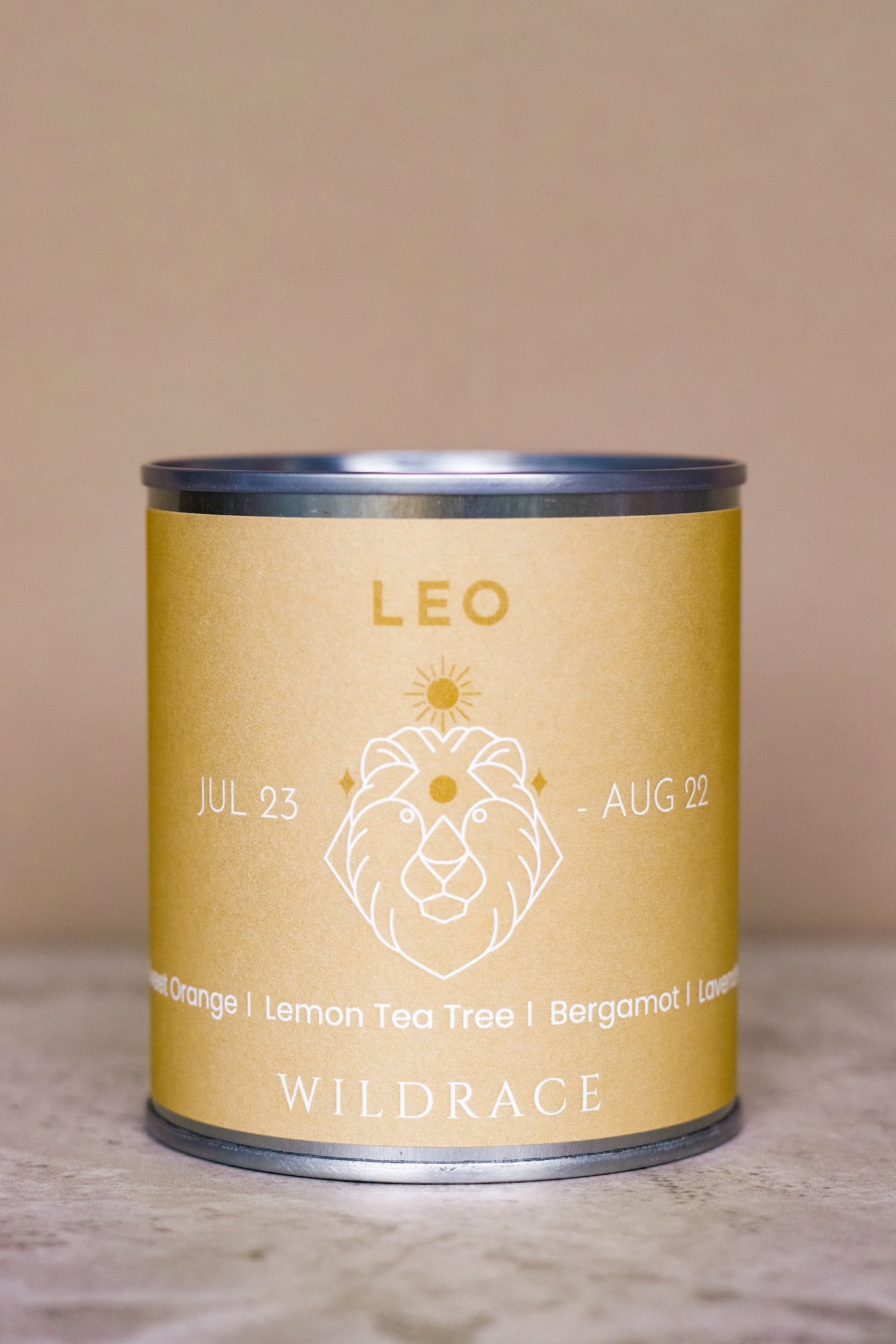 Wildrace Zodiac Collection Leo Candle - Radical Giving 