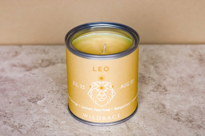 Wildrace Zodiac Collection Leo Candle - Radical Giving 