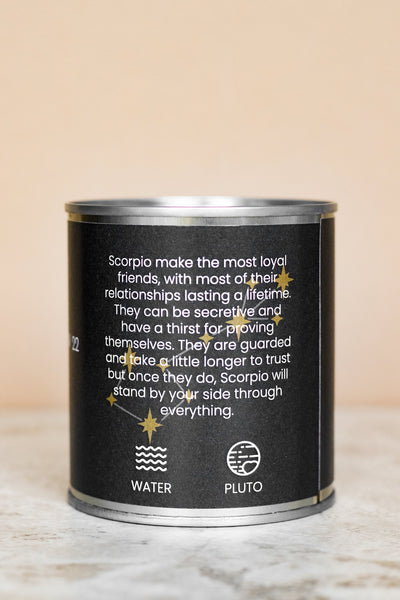 Wildrace Zodiac Collection Scorpio Candle - Radical Giving 