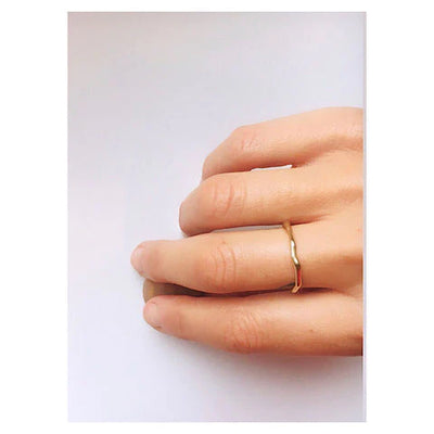 Sharlala Jewellery Skinny Wobbly Band Sterling Silver - Radical Giving