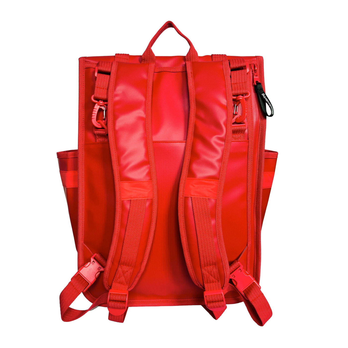 Goodordering Monochrome Rolltop Backpack Pannier Red - Radical Giving