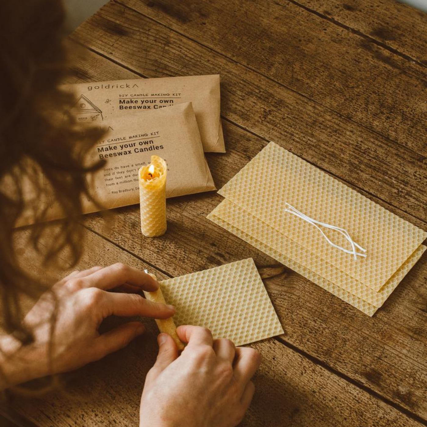 Radical Giving - Goldrick - Beeswax Candle Making Kit