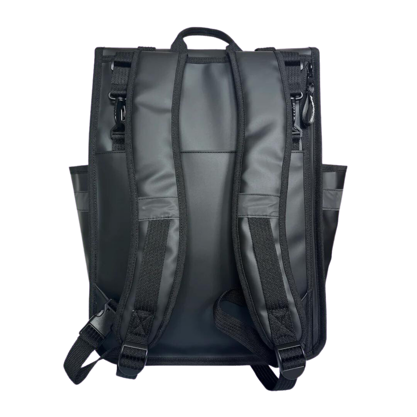Goodordering Eco Monochrome Rolltop Backpack Pannier Black - Radical Giving