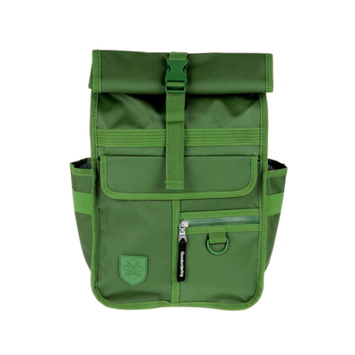 Goodordering Eco Monochrome Rolltop Mini Backpack Green - Radical Giving